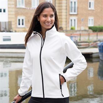 Result Core Women's Contrast Printable softshell jacket