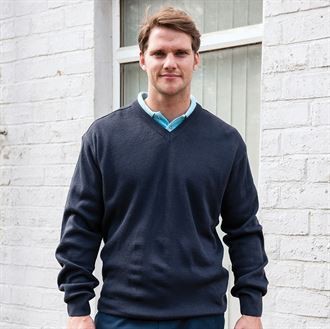 RTY V-neck Acrylic Sweater
