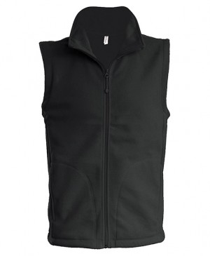 Dark Grey Mens Microfleece Gilet