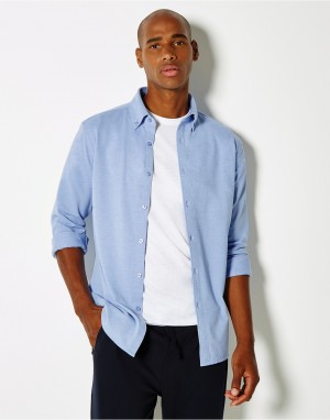 Kustom Kit Men's Long Sleeved Pique Polo Shirt