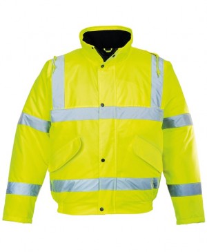 Hi-Vis Waterproof Bomber Jacket