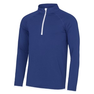 Sports Cool ½ zip sweatshirt Royal / White