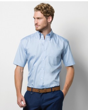 Kustom Kit Men's Short Sleeve Corporate Oxford Shirt 