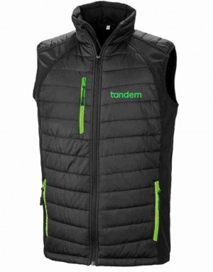 Tandem Padded Contrast Softshell Gilet