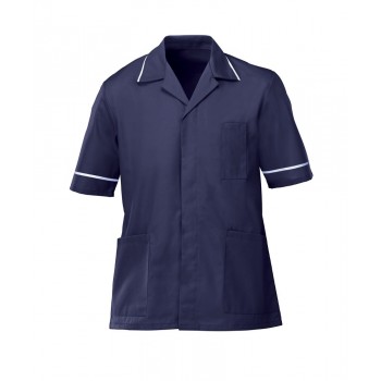 Male Tunic in Navy / White