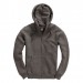 Premium Zip Hoodie in Charcoal