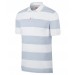 Sky Grey and White Nike Polo