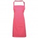 EWPR154 Colours Bib Apron with pocket in Fuchsia
