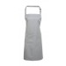 EWPR154 Colours Bib Apron with pocket in Silver Grey
