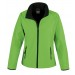 Result Core Women's Contrast Printable softshell jacket in Vivid Green / Black