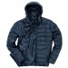 Navy - Padded Hooded Soft Jacket