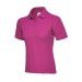 220gsm Womens Polo in Hot Pink