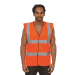 HI-VIS SLEEVELESS SAFETY WAIST COAT