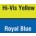 Hi-Vis Yellow / Royal Blue