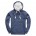 Navy Melange / Orchid White